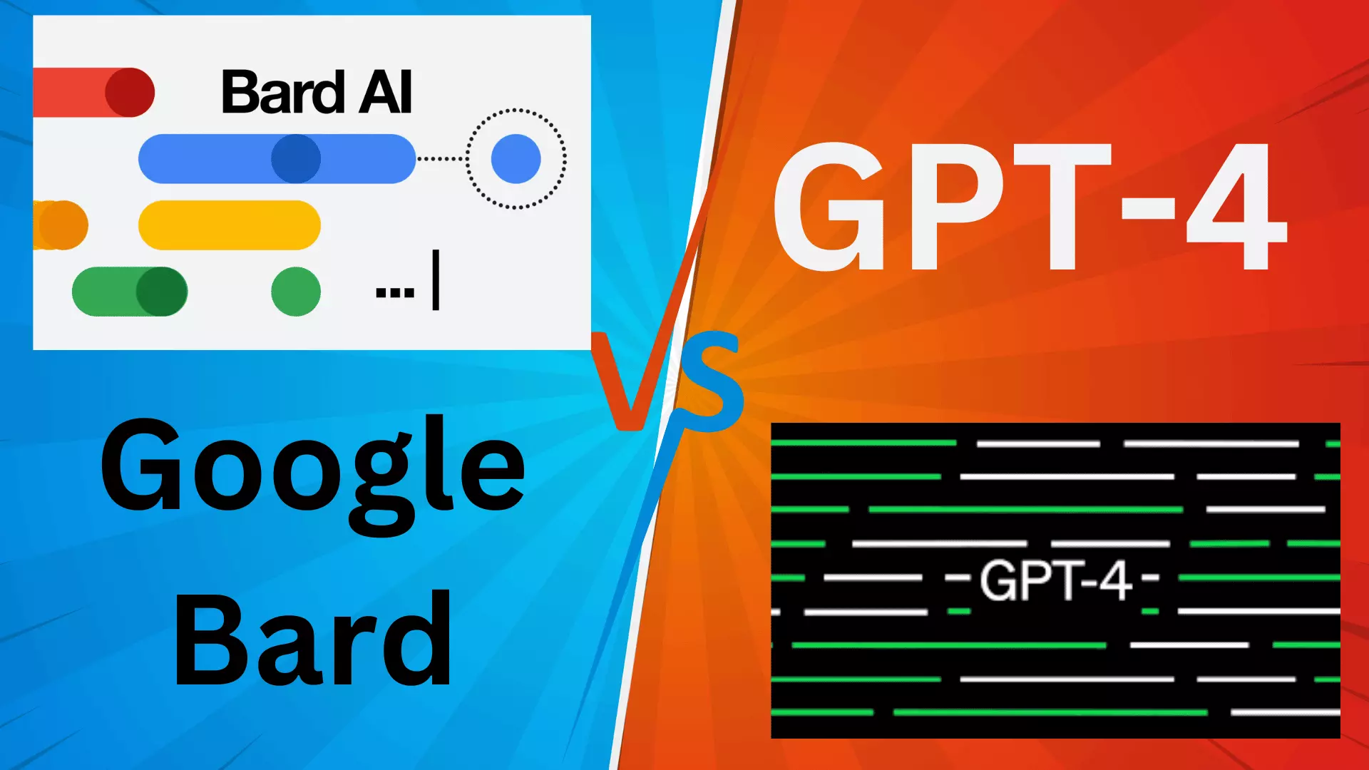 GPT-4 vs Google Bard