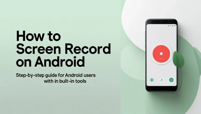 How to Screen Record on Android: A Complete Guide