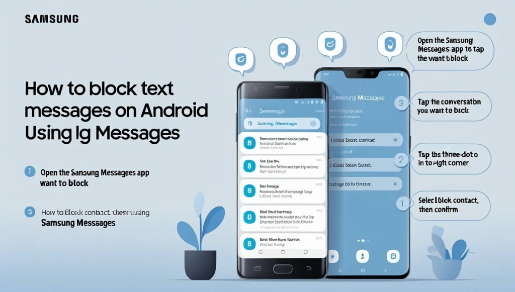 SamsungMessages How to Block Text Messages on Android